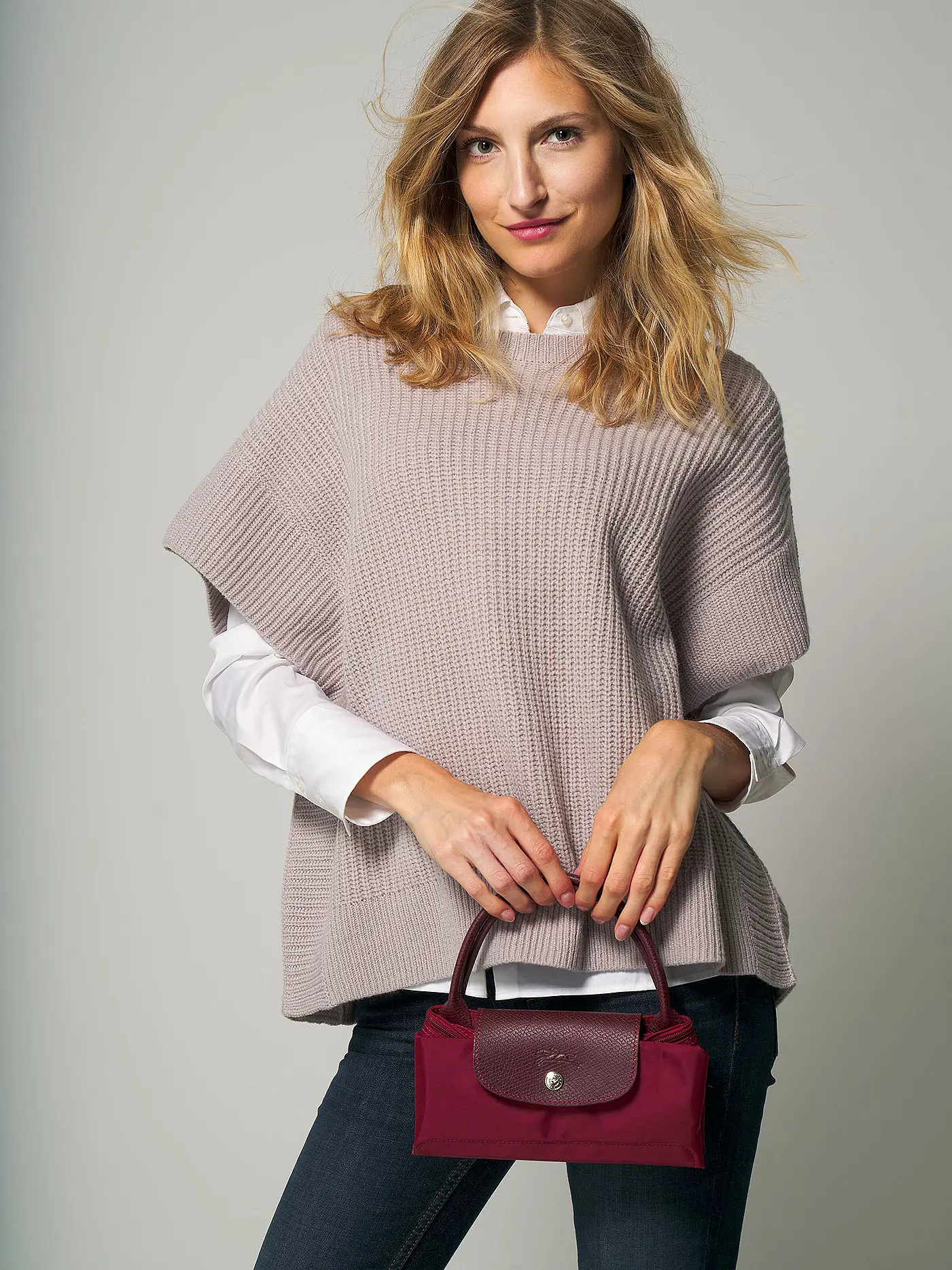 LONGCHAMP | Le Pliage  Green Handtasche Small, Carrot | rot
